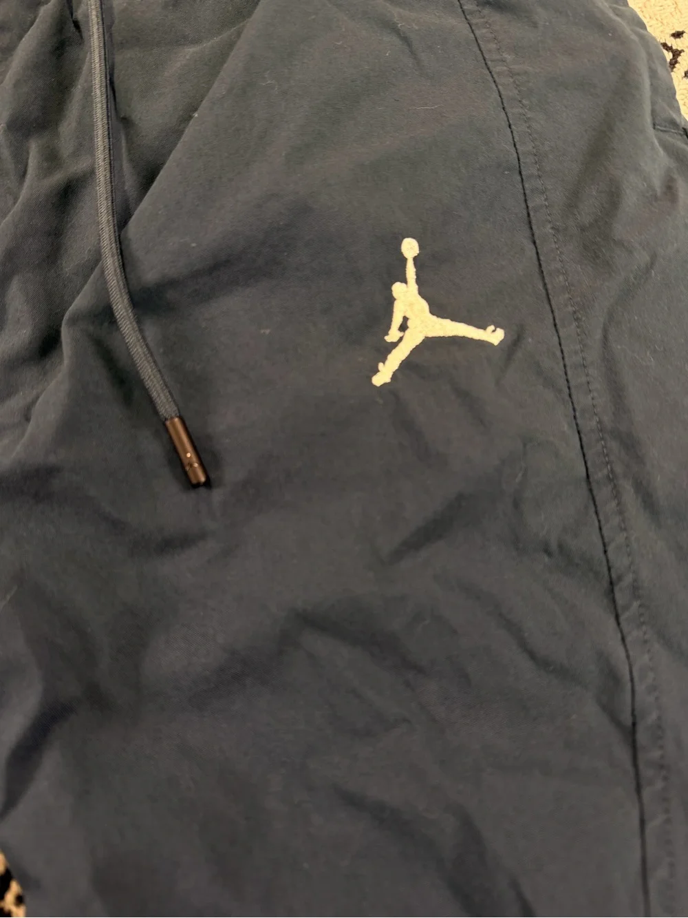 Mens Jordan Essential Woven Pants Small Navy Blue Casual Track joggers gym run S